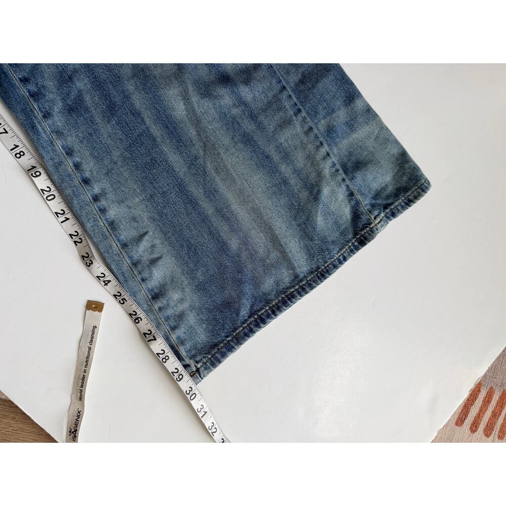 Pilcro Adi Pull-On Mid-Rise Flare Denim Jeans Anthropologie xl - Picture 6 of 9